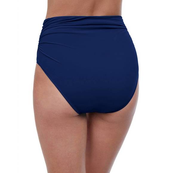 NEW PROFILE BY GOTTEX high waisted tankini bottom in tutti frutti navy - Picture 2 of 2